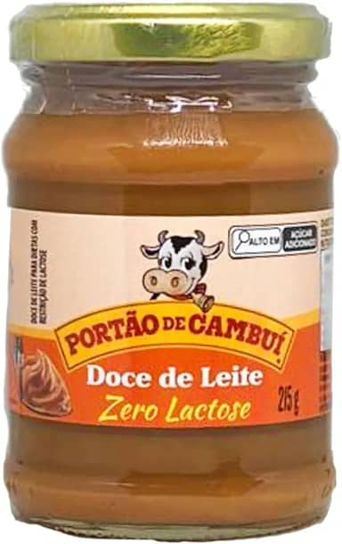 Doce de Leite Zero Lactose PORTÃO DO CAMBUI 215g