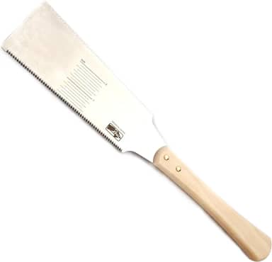 Serra japonesa Samurai Ryoba - Serra de corte nivelado de borda dupla de 19 cm para marcenaria