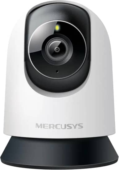MERCUSYS MC210 2K 3MP, Com tecnologia TP-Link, Câmara interior Wi-Fi, Visão noturna, áudio bidirecional, Deteção de movimento/notificações/alarme, Zona de privacidade, Suporta microSD até 512G