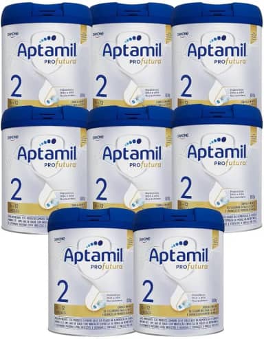 Fórmula Infantil Aptamil Profutura 2 800g - Kit 8 latas