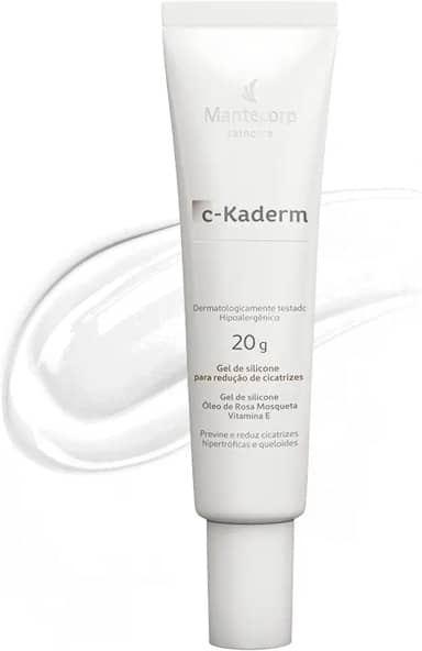 Gel Cicatrizante C-Kaderm Skincare - 20g - Com Vitamina C - Ajuda na Recuperação e Melhora da Aparência da Pele- Mantecorp