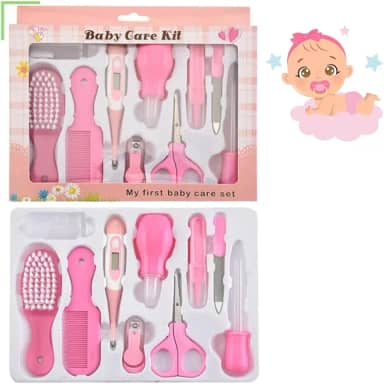 Kit De Higiene E Cuidado Bebê Recém Nascido 10 Peças