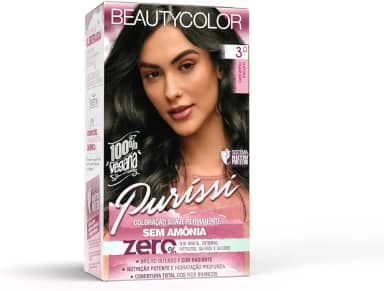 Coloração Kit BEAUTYCOLOR Puríssi Sem Amônia - 3.0 Castanho Escuro