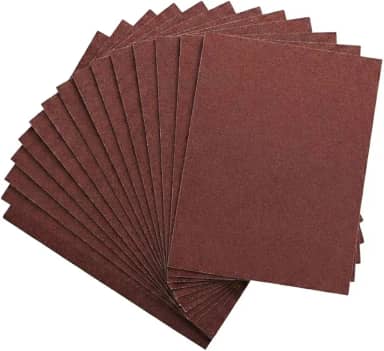 Lixa Grão 220 – Kit com 15 Folhas 22,5×27,5 cm – Acabamento Fino para Madeira, Gesso, Massa Corrida, Pintura e Reformas
