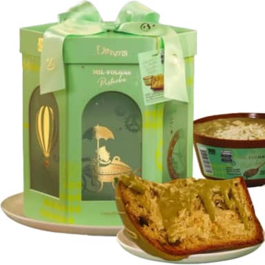 Panetone Pistache Mil Folhas Cacau Show Natal 2025 Cacau Show