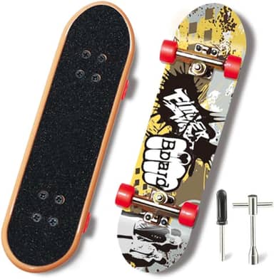 Kit 2 Mini Skate de Dedo 9,5cm DM Toys