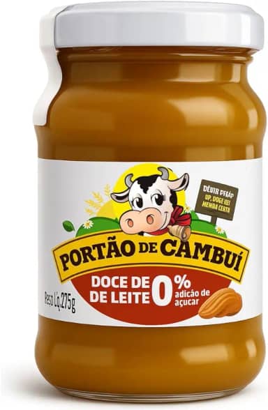 PORTAO DE CAMBUI - DOCE DE LEITE VIDRO 215G ZERO AÇUCAR