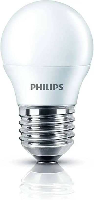 Lâmpada LED mini bulbo, Luz amarela, 4W, bivolt (100-240V), base E27