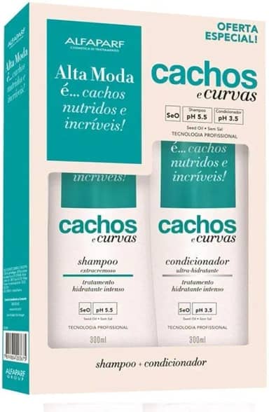 Kit Shampoo + Condicionador Alfaparf Altamoda Cachos E Curvas 300ml