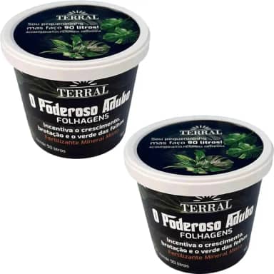 Kit 2un O Poderoso Adubo Folhagens 90g - Fertilizante Terral