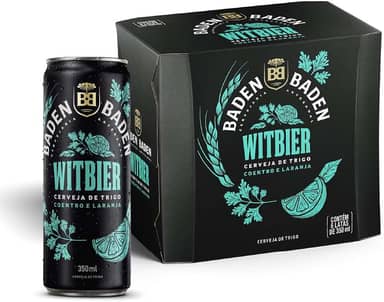 Baden Baden Cerveja Witbier, Pack 6 Latas 350ml