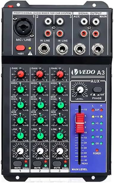 Mesa Automotiva A3-3 Canais - 12 Volts - MS0100