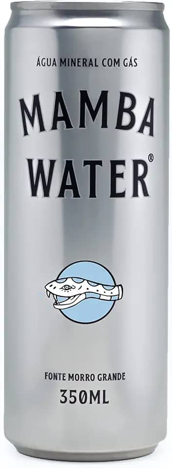 AGUA MINERAL MAMBA C/GAS LATA 6 X 350 ML