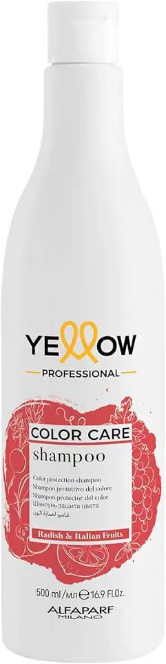 Yellow Color Care Shampoo Protetor da Cor - Exalta e preserva o resultado de intensidade e brilho de cada cor - Qualidade Profissional de Salão 500ml