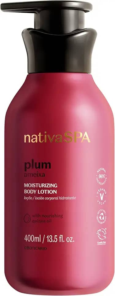 Nativa SPA Ameixa Loção Hidratante Corporal Desodorante, 400ml - Boticário