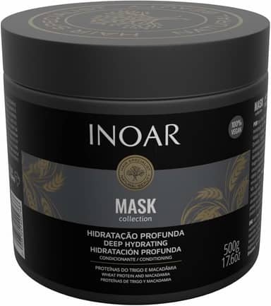 Inoar, Mask, Máscara Hidratação Capilar, Restauração E Vitalidade Para Cabelos Danificados - 500gr