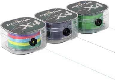 Linha De Pesca Multifilamento 300m/500m PE 4 Fios Linha Trançada X4 Verde Cinza 6lb 20lb 40lb 60lb 80lb