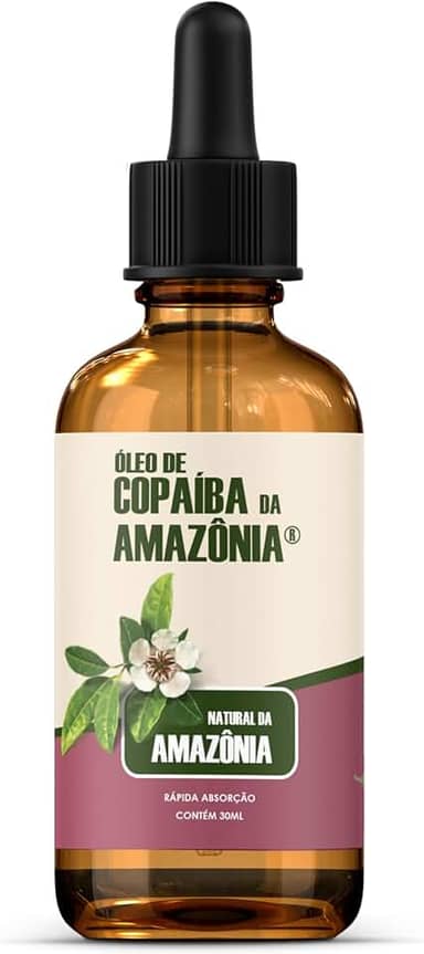 Óleo De Copaíba Da Amazônia - 100% Puro E Natural