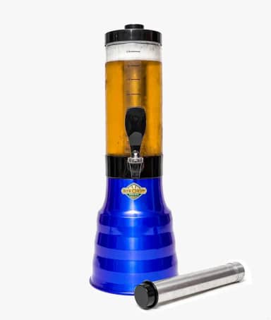 Torre Chopp 2 L Base Giratória Copo Removível 2 Refil Azul
