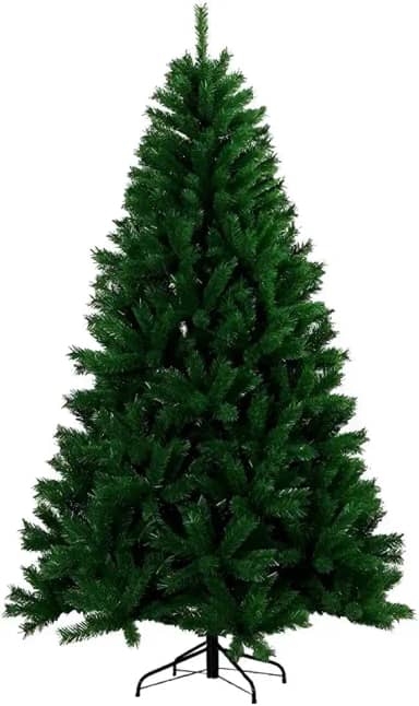 Árvore De Natal Pinheiro 2,10cm - 1.100 Galhos, Grande, Cheia, Luxo, Tradicional, Verde, Premium Imperial Canadense- Marketwave