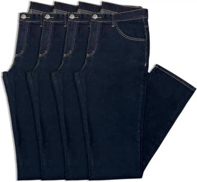 Kit 4 Calças Jeans Masculina Tradicional Almix