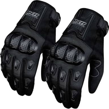Luva X11 Blackout Moto Motoqueiro Motociclista Motoboy Cor Preto
