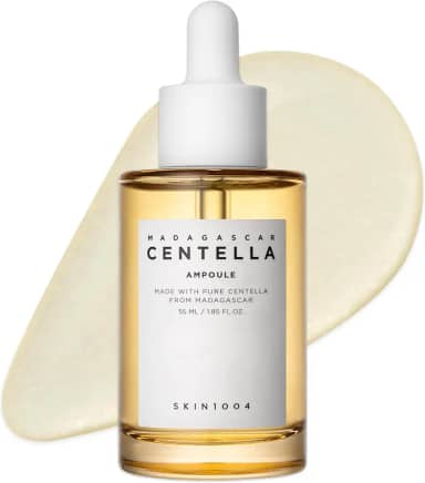 SKIN1004 Madagascar Centella Asiatica Ampoule Facial Serum 1,85 Fl.Oz, 55Ml, Acalma Peles Sensíveis E Propensas À Acne