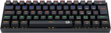 Redragon TECLADO GAMER MECANICO LAKSHMI RAINBOW PRETO SWITCH MARROM ABNT2