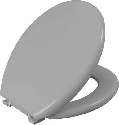 Assento Sanitário Almofadado TPK, Astra, Cinza Claro