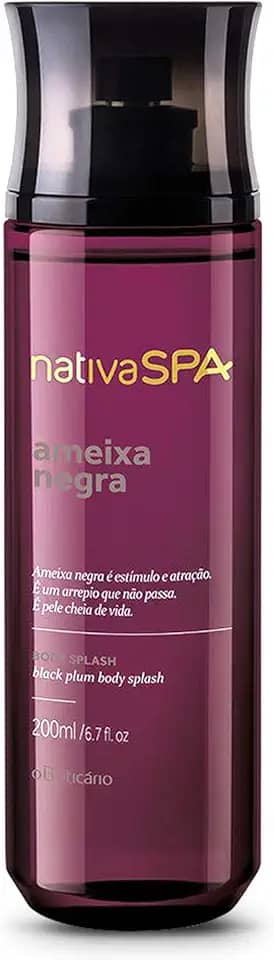 Desodorante Colônia Body Splash Nativa SPA Ameixa Negra, 200ml