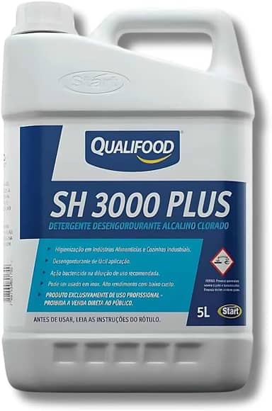 Detergente Clorado Desengordurante Industrial Remove Gordura - START SH3000 5L