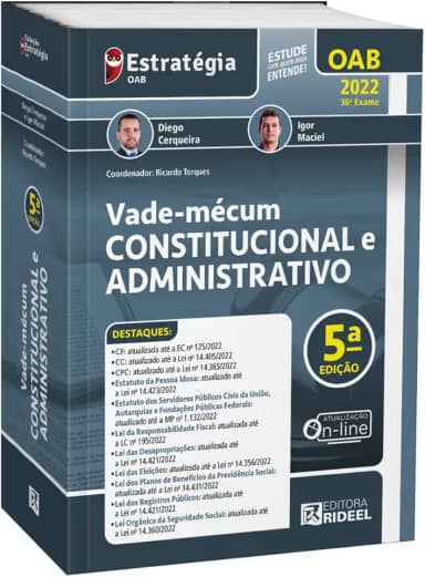 Vade-mécum Constitucional e Administrativo - Estratégia 5ª Edição 2022