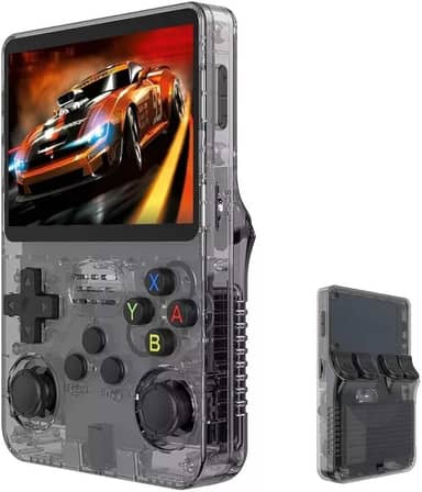 SMACTUDO, Vídeo Game console Portátil Retrô R36S Tela 3.5pol 64GB