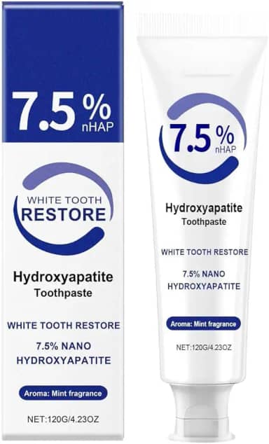 Creme Dental Generisches Hydroxyapatite, Creme Dental sem Flúor para Dentes Sensíveis-120g (1pcs)