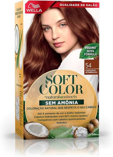Soft Color Tonalizante Creme Kit Acobreado 54