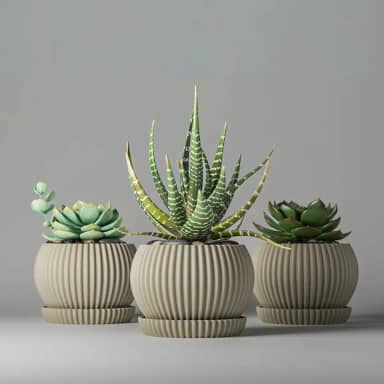 Mini Vaso Cachepot Mini Suculenta Decoração Unitario (AREIA)