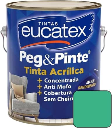 Tinta Latex Peg Pinte Verde Recife 3,6l