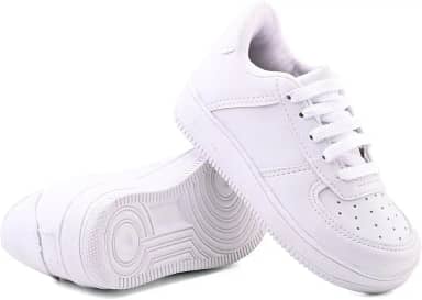 Tenis Casual Infantil Unissex Confortavel Branco Solado Leve Moda Estilo Retro Criança Feminino Masculino Bebe