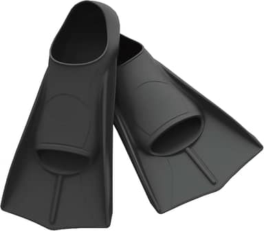 Pé De Pato Para Natação Adulto – Nadadeira Curta de Borracha Tamanhos M L XL Unissex