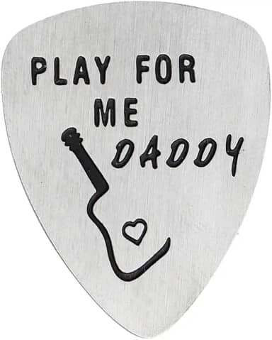 Presentes de pai para o dia dos pais, Natal, aniversário, da filha, filho, palheta de guitarra, presente para papai, pai