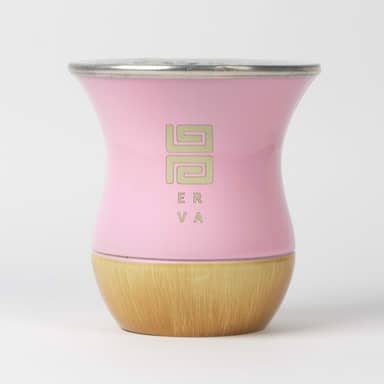 Cuia Chimarrão 200ml Rosa Black Erva