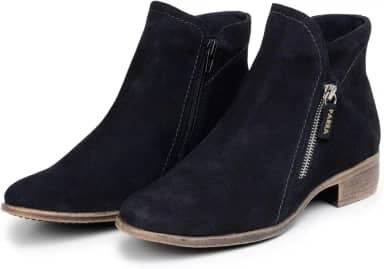 Bota Feminina Chelsea Botinha Cano Curto 100% Em Camurça Legítimo