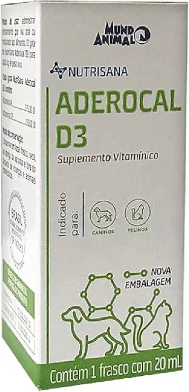 Mundo Animal Nutrisana Aderocal D3 20 Ml