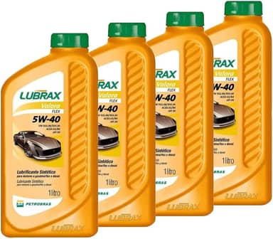 Óleo 5w40 Lubrificante Sintético Carro Original Kit Revisão e Trocas Original Lubrax Valora Flex 4 Litros