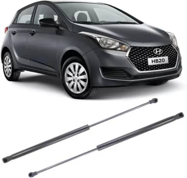 PAR AMORTECEDOR DA TAMPA TRASEIRA PORTA MALA MOLA A GAS HB20 1.0 12V 1.6 16V 2012 A 2019