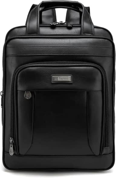 Bolsa Notebook Executiva Preta Pasta Mochila Elegante Couro