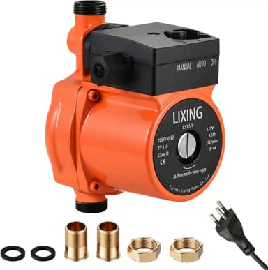 Bomba Pressurizadora Agua 220V 60Hz Bomba Dagua Eletrica Automático Pressurizador Dagua Autoescorvante para Melhora Pressão Agua Casa