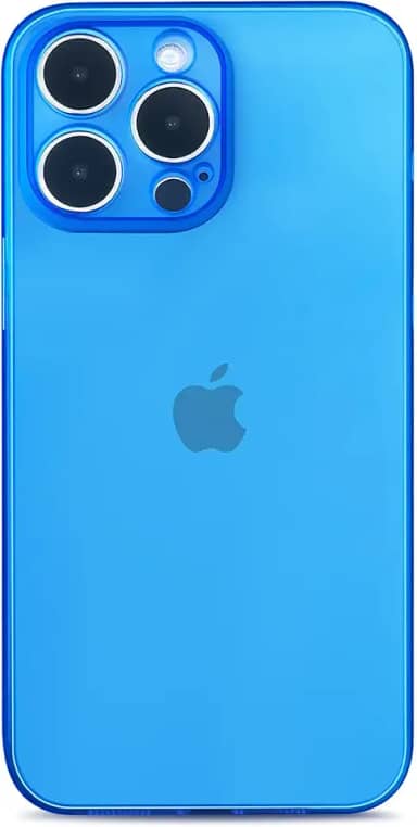 Compatível com iPhone XR, capa protetora de silicone transparente azul neon antiqueda, anti-arranhões e absorção de choque