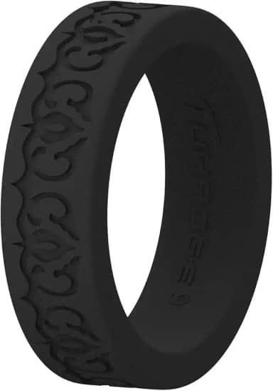 Aliança de casamento de silicone para mulheres e homens, alianças de casamento de borracha de silicone, 8, Silicone, borracha