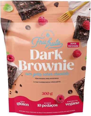 Vitao Frufruta Mix Brownie Sem Gluten 300G